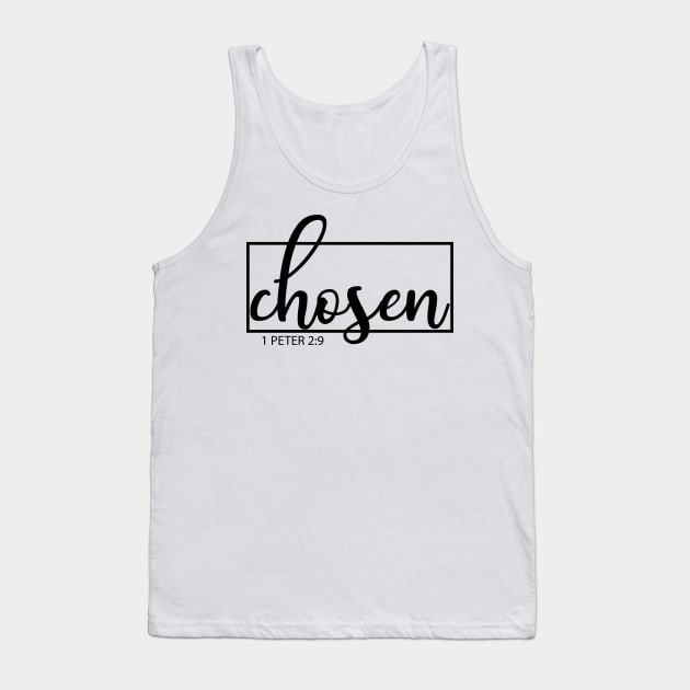 CHOSEN  1 PETER 2;9 Tank Top by King Chris